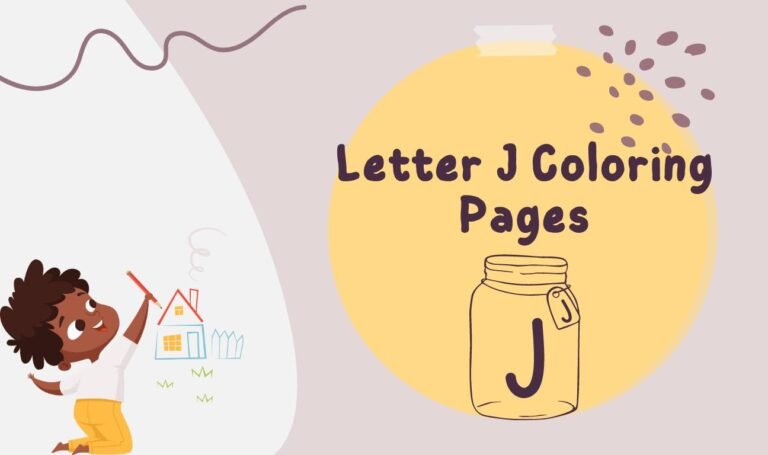 Letter j coloring pages