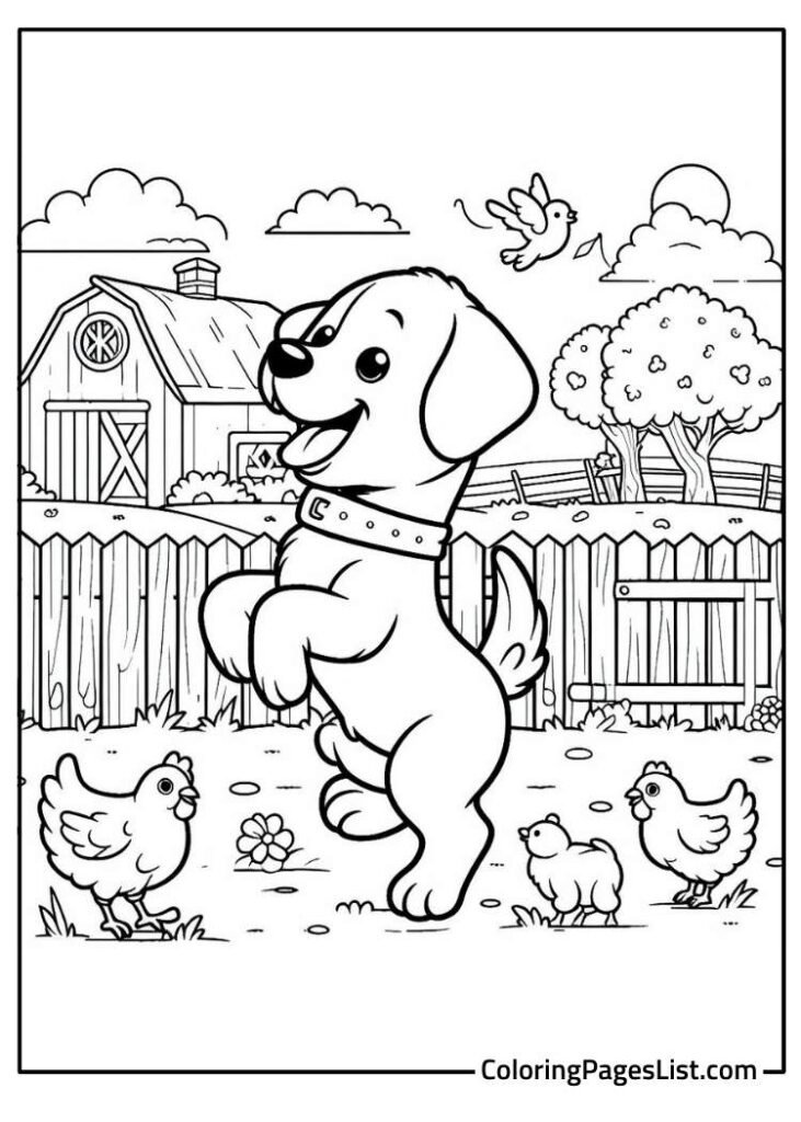 Coloring Page Of Cute Chihuahua