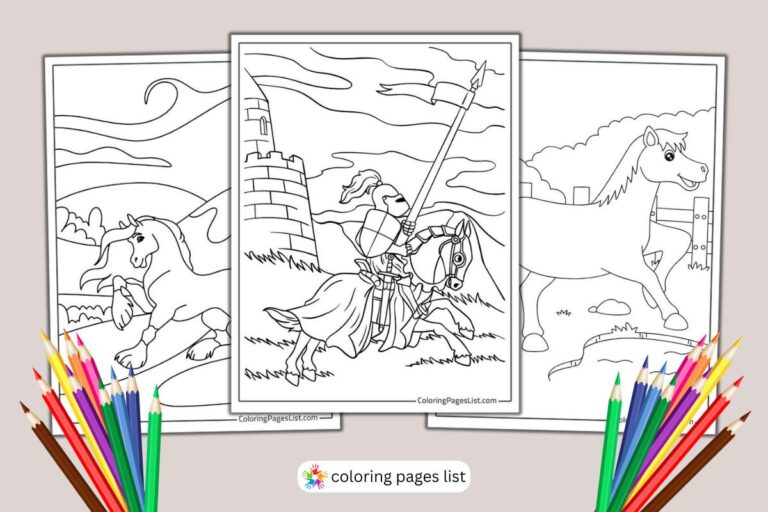 Horse coloring pages