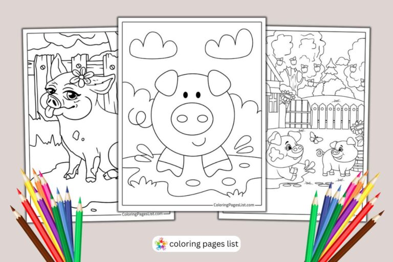 Pig coloring pages