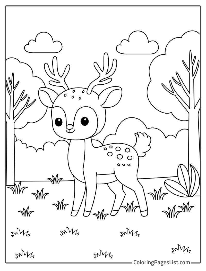 32 Deer Coloring Pages (Free Printable PDFs) | Coloring Pages List