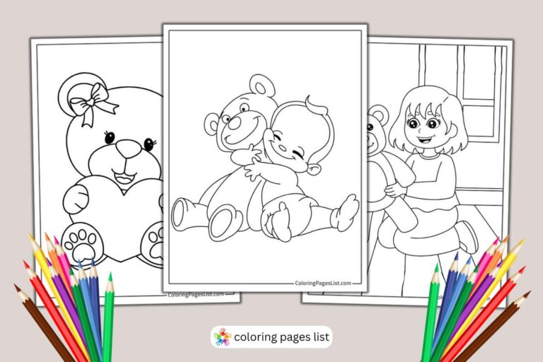 Teddy Bear coloring pages