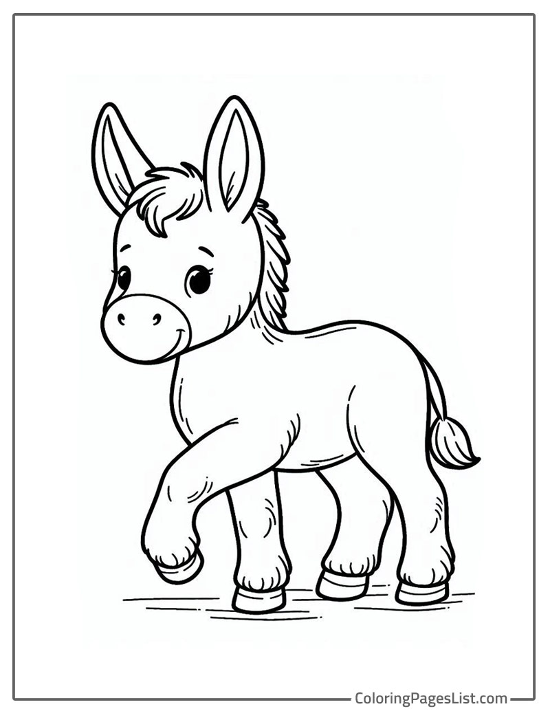 20 Donkey Coloring Pages (Free Printable PDFs) | Coloring Pages List