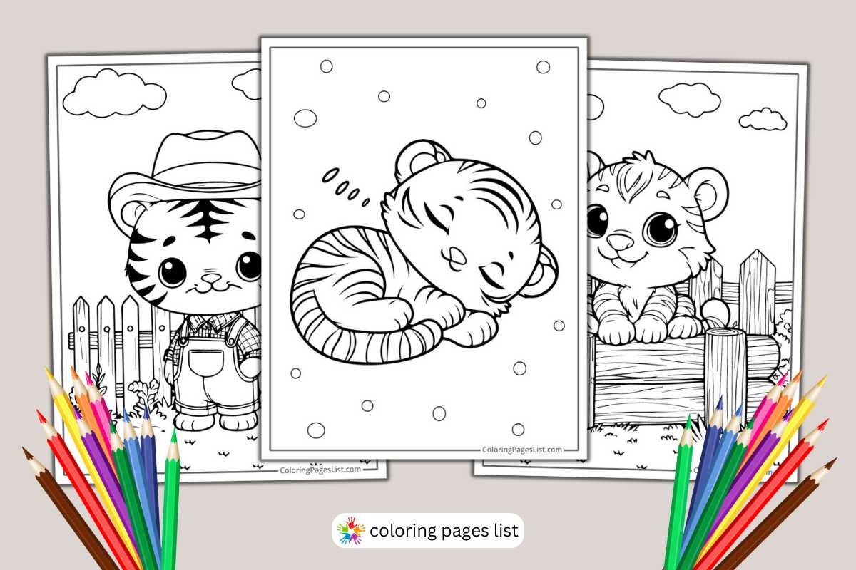 Tiger Coloring Pages