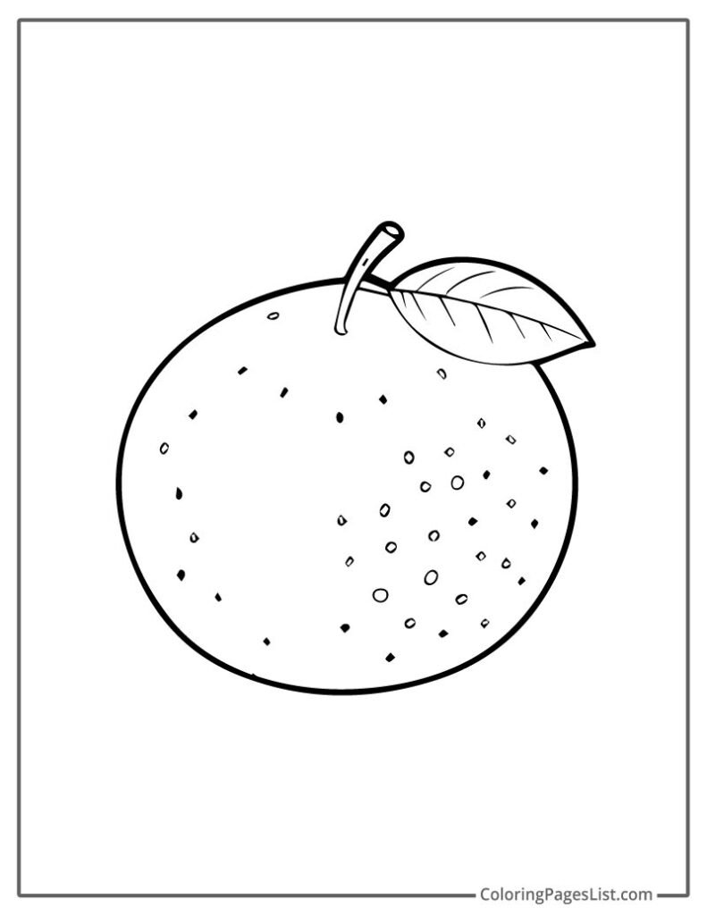 Very Simple Orange To Color