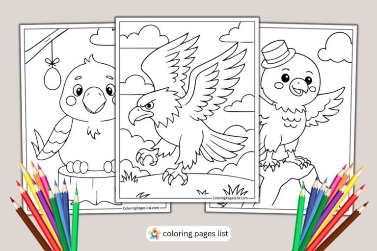 Bald Eagle coloring pages