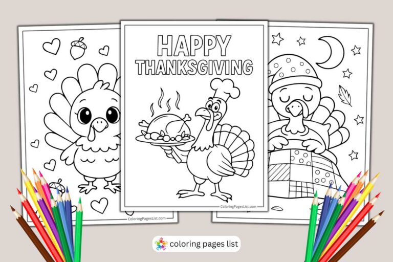 Turkey coloring pages