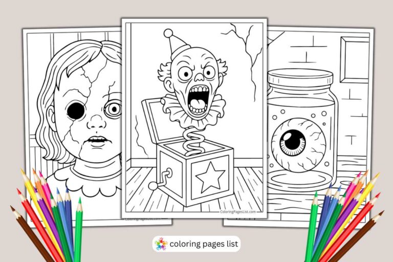 Horror Coloring Pages
