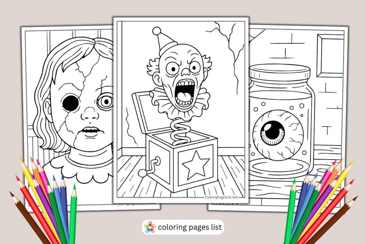 Horror Coloring Pages