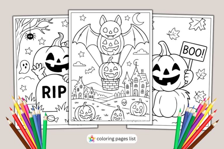 Jack O Lantern coloring pages